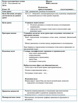 Обложка для материала Физика-10-ОГН-ЭДС_напряжение и разность потенциалов