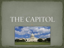 Обложка для материала Презентация The Capitol