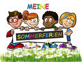 Презентация по немецкому языку "Meine Sommerferien"