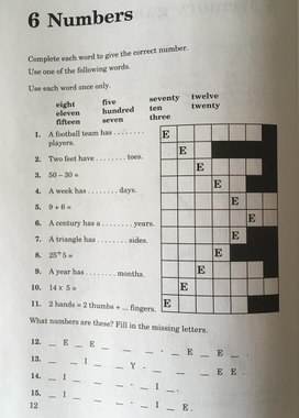 Раздаточный материал по английскому языку ( 3-4 класс)