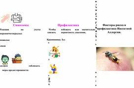 Буклет на тему "Инсектная Аллергия "