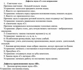 Обложка для материала Дефекты звука «С» и их исправление