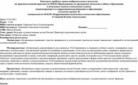 Конструкт к уроку 3 класса по изобразительному искусству на тему: "Ведущие художественные музеи России (Эрмитаж).