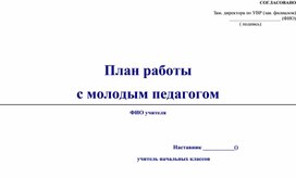 План работы с молодым специалистом