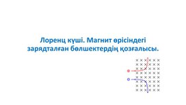 Обложка для материала 6Магнит өрісіндегі зарядталған бөлшектердің қозғалысы.