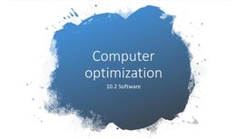 Обложка для материала Presentation_10_grade_Computer_optimization