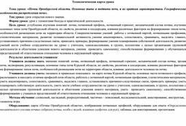 Обложка для материала Технологическая карта урока "Почвы Оренбургской области"