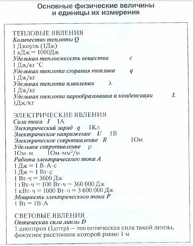 Обложка для материала Физика 8 кл Основные физ величины
