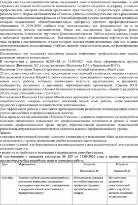 Обложка для материала Из опыта  наставничества