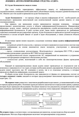 Обложка для материала Автоматизированные средства аудита