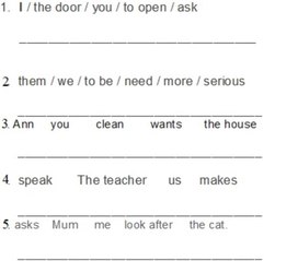 Обложка для материала Grammar task "5 sentences in Complex Object. Part 2"