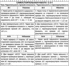 Обложка для материала Геометрия в таблицах. 10-11кл_контрольная работа