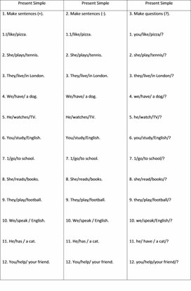 Обложка для материала Present Simple (open the brackets).