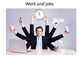 Методическая разработка дистанционного урока "Work and Jobs"