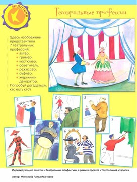 "Театральные профессии" в рамках проекта "Театральный кузовок"