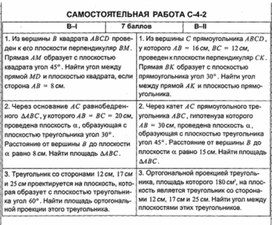 Обложка для материала Геометрия в таблицах. 10-11кл_контрольная работа