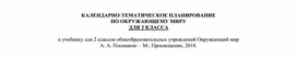 Обложка для материала КТП по окружающему миру - 2 класс