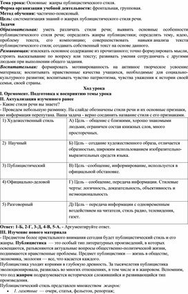 Обложка для материала Урок "Жанры публицистического стиля"