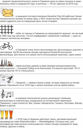 Стенд по немецкому языку