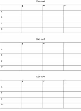 Обложка для материала Physics Grade 10 Gas laws Ideal gas law Exit card