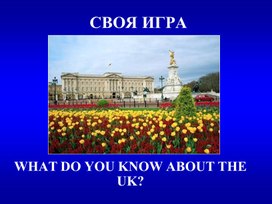 Обложка для материала Викторина 8 класс WHAT DO YOU KNOW ABOUT THE UK?