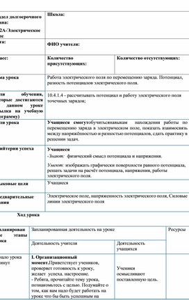 Обложка для материала 2Потенциал, разность потенциалов электрического поля.