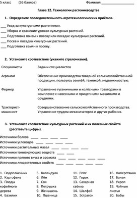 Итоговая контрольная работа по математике