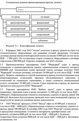 Обложка для материала Специальные режимы финансирования (аренда, лизинг)