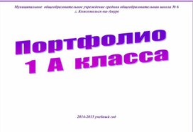 Портфолио класса