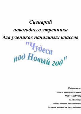 Чудеса под Новый год