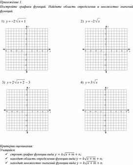 Обложка для материала Функция квадратного корня_Приложение 1 к уроку №4