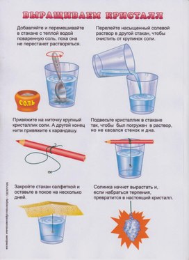 Обложка для материала выращиваем кристалл