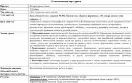 «Знакомство с лирикой М. Ю. Лермонтова. «Горные вершины», «На севере диком стоит одиноко…»