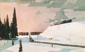 Сочинение по картине Г.Г.Нисского «Февраль. Подмосковье»