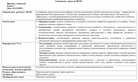 Обложка для материала Самоанализ урока технологии 7 класс по ФГОС .