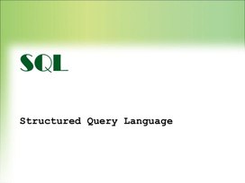 Обложка для материала Structured Query Language