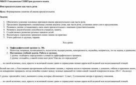 Урок русского языка на тему : " Прилагательное" 7 кл