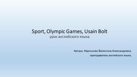 Sport, Olympic Games, Usain Bolt
