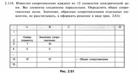 Обложка для материала задание и упражнение по информатике (электронная таблица Excel)