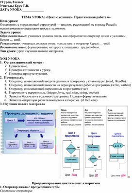Обложка для материала Программирование циклических алгоритмов