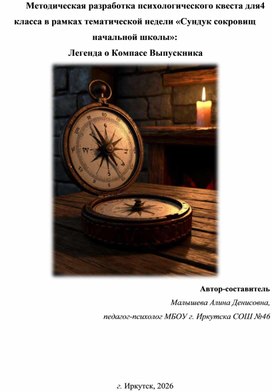 Обложка для материала Психологический квест для 4  класса: Легенда о Компасе Выпускника