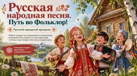 Обложка для материала Русская народная песня. Путь во фольклор