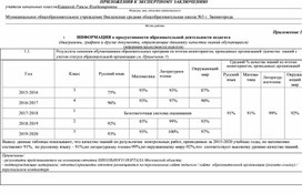 ПРИЛОЖЕНИЯ К ЭКСПЕРТНОМУ ЗАКЛЮЧЕНИЮ