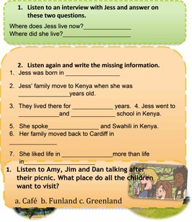 Обложка для материала Рабочие листы для 5 класса (Юнит 8,9)  Комарова Ю.А