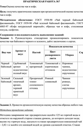 Практическая работа №7 по метрологии и стандартизации