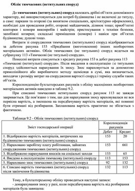 Обложка для материала Облік тимчасових (нетитульних споруд)
