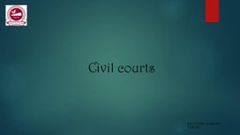 Обложка для материала презентация на тему Civil courts