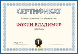 Сертификат № 24