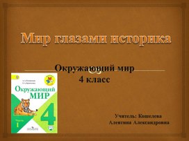 Мир глазами историка