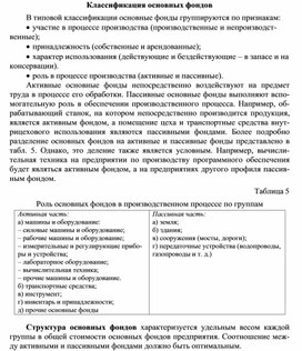 Обложка для материала Классификация основных фондов
